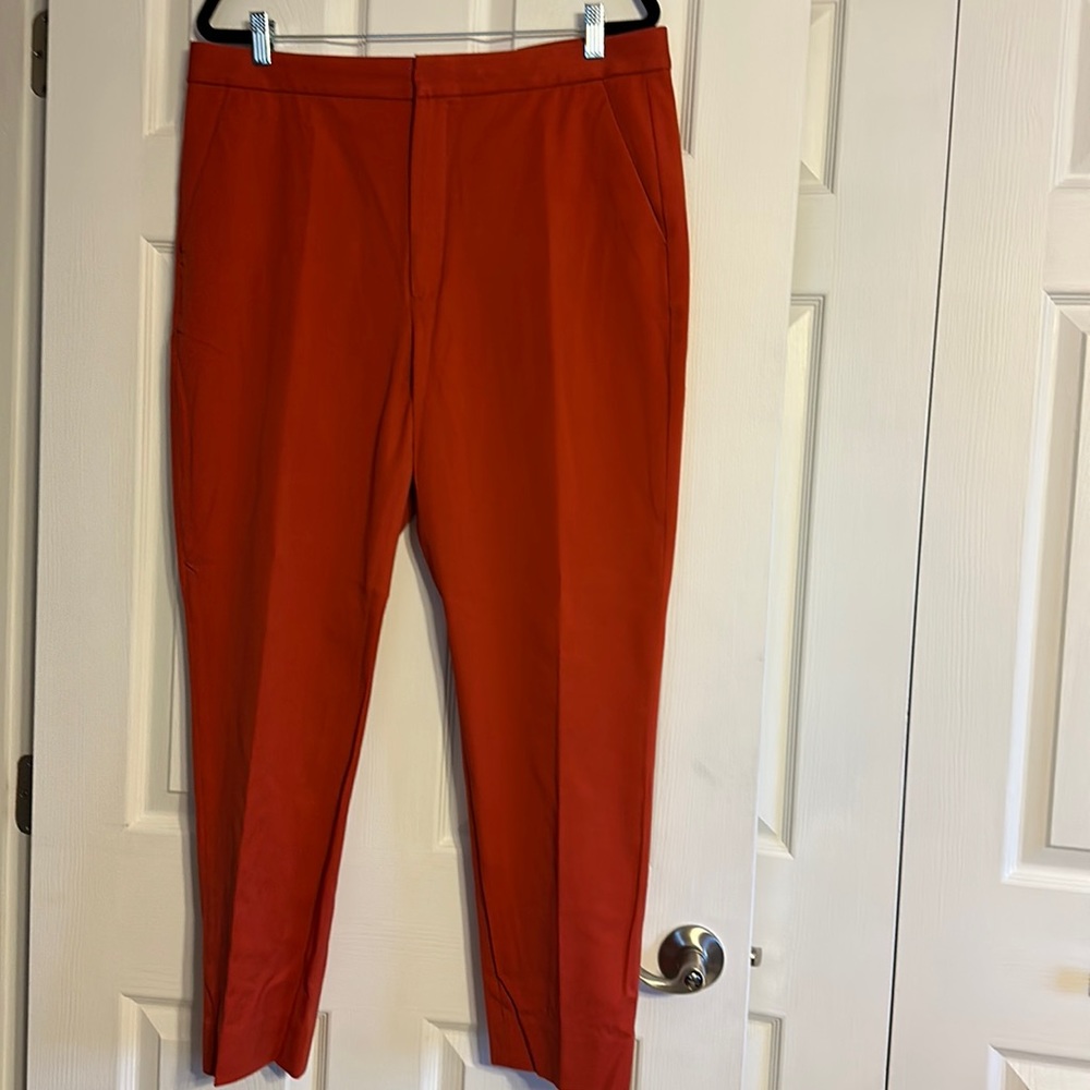 Banana Republic orange slacks